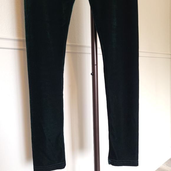 NWT Killstar Hematite Emerald Green Velvet Leggings Women's Medium Small - Picture 4 of 11